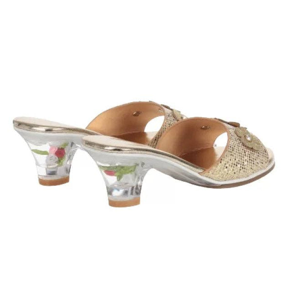 Slipper High-heel Ellina (gold) Size 8-9