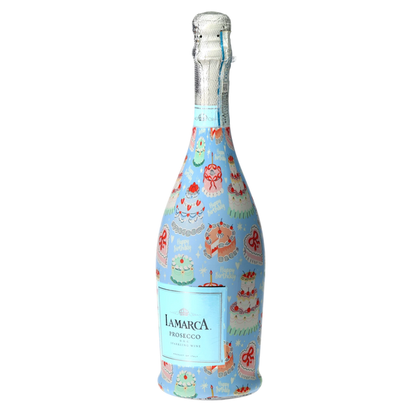 Birthday Patisserie Prosecco Bottle Wrap