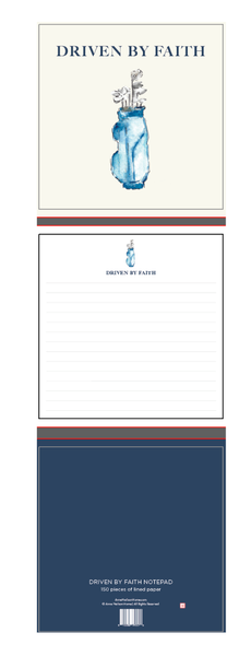 Driven by Faith Notepad