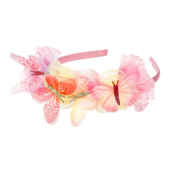 Tiara Lilyanne flowers & butterflies-Costume Accessory for Kids - Carnival & Festive Use