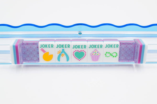 Crystal Confetti Purple | Mahjong with a Sprinkle of Color