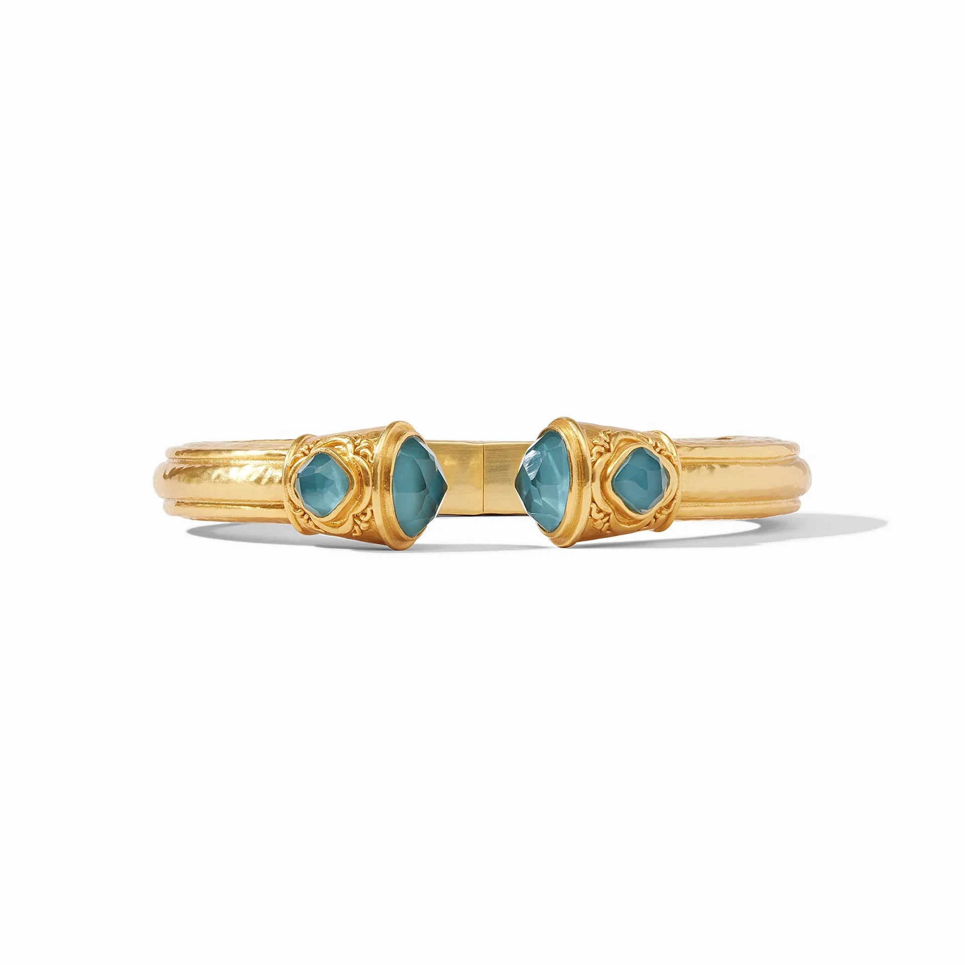 Astor Demi Cuff-Iridescent Peacock Blue - OS