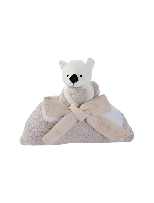 Cozychic Bear Dream Buddie - Stone/White