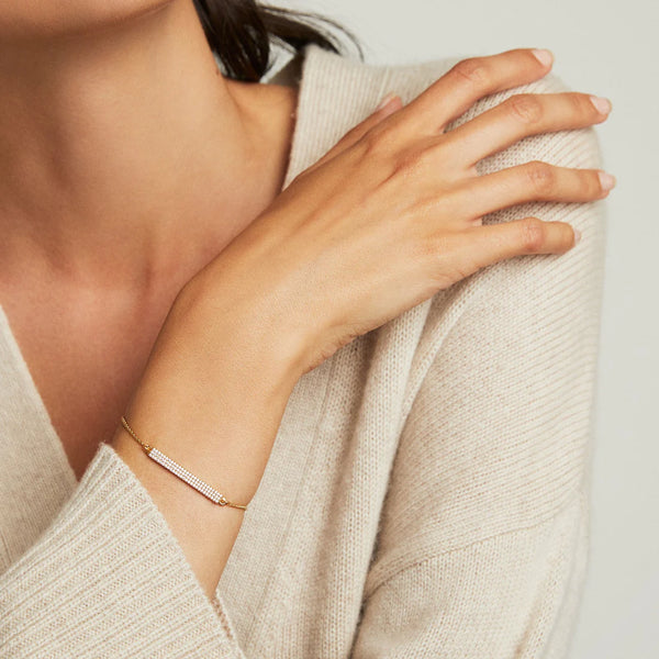 Signature Bracelet Pave - White CZ