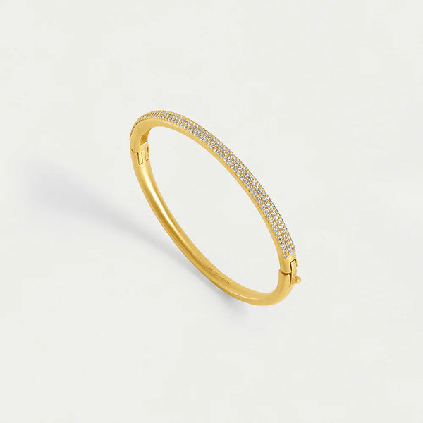 Signature Pave Hinge Bangle