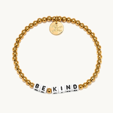 White - Be Kind - Gold Plated - S/M