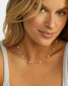 perfect pearl infinity necklace