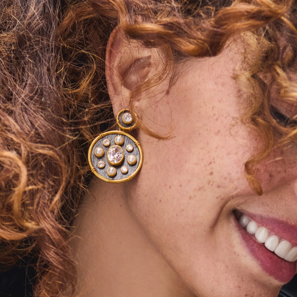 Tribeca Statement Earring - Cubic Zirconia - OS