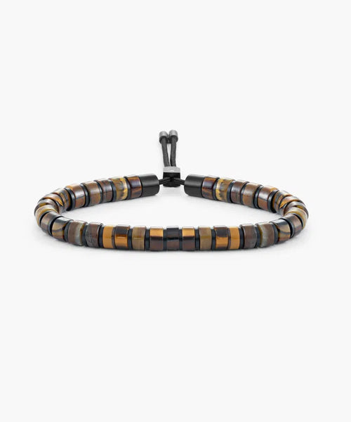 Brontide 6mm Adjustable - Tiger Eye/Black