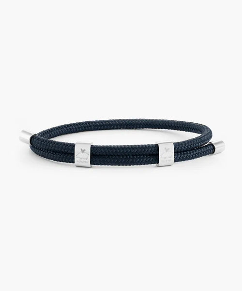Little Lewis Double - Navy/Silver