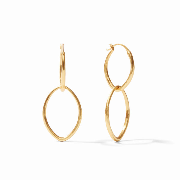 Fleur-De-Lis 2 in 1 Earring - Gold - OS