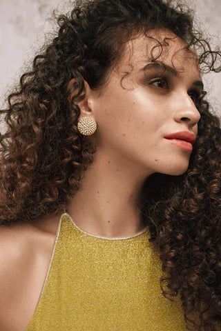 Gaia Glam Midi Earrings - Bold Gold