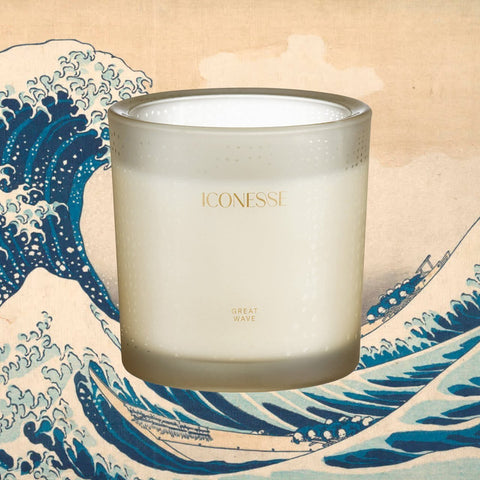 Great Wave Candle - Large