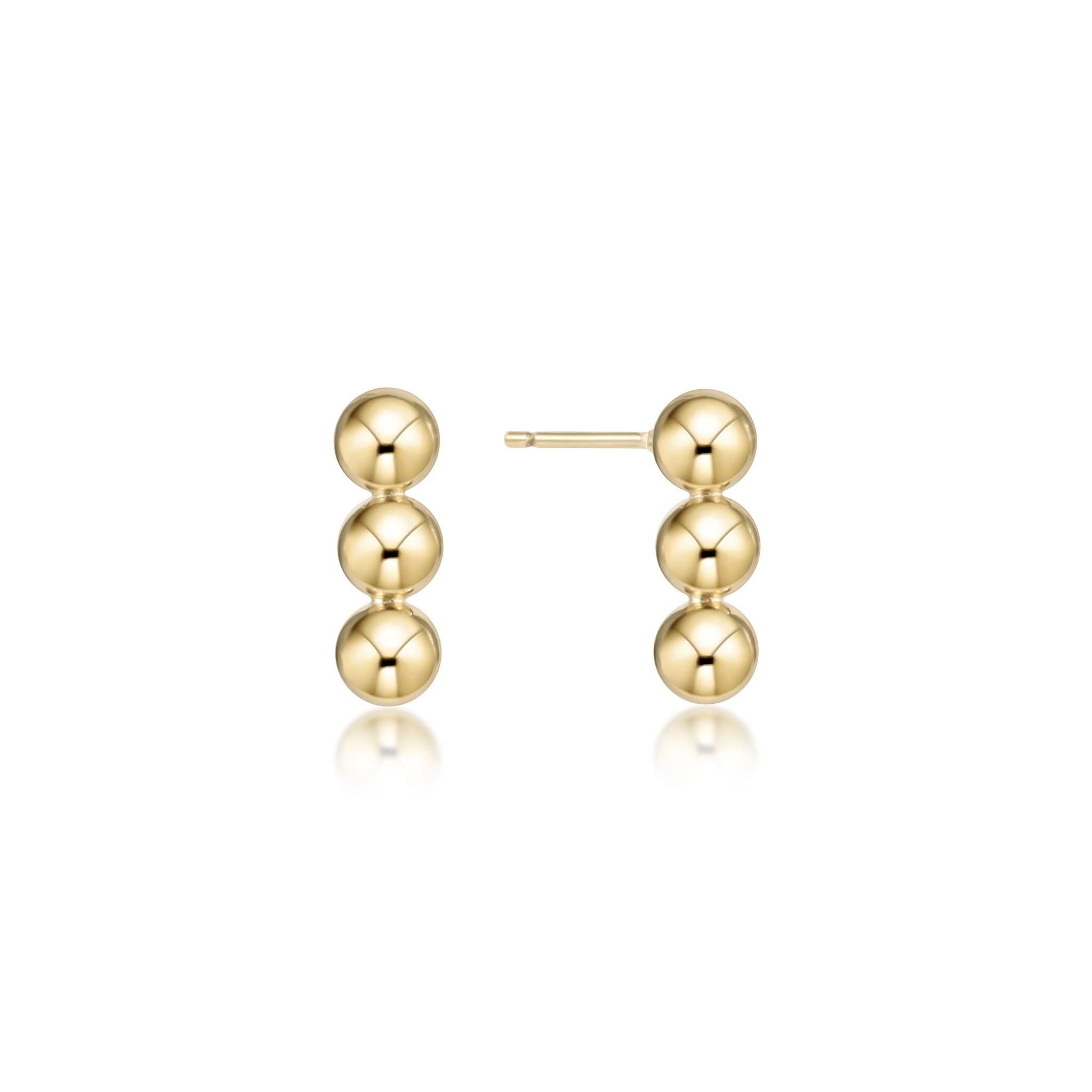 Joy Stud 6mm Earrings - Gold