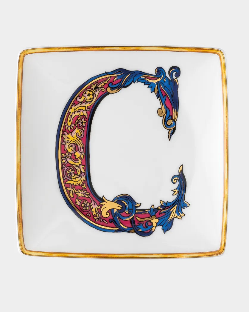 Versace Alphabet Canape Dish - C