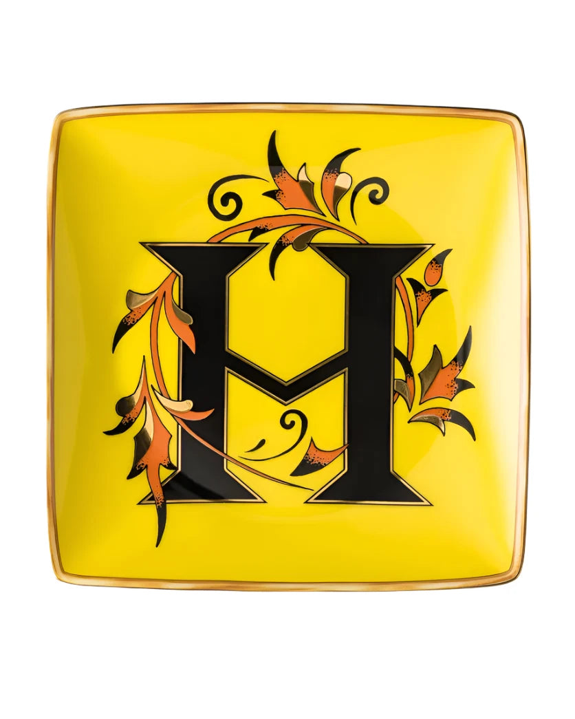 Versace Alphabet Canape Dish - H