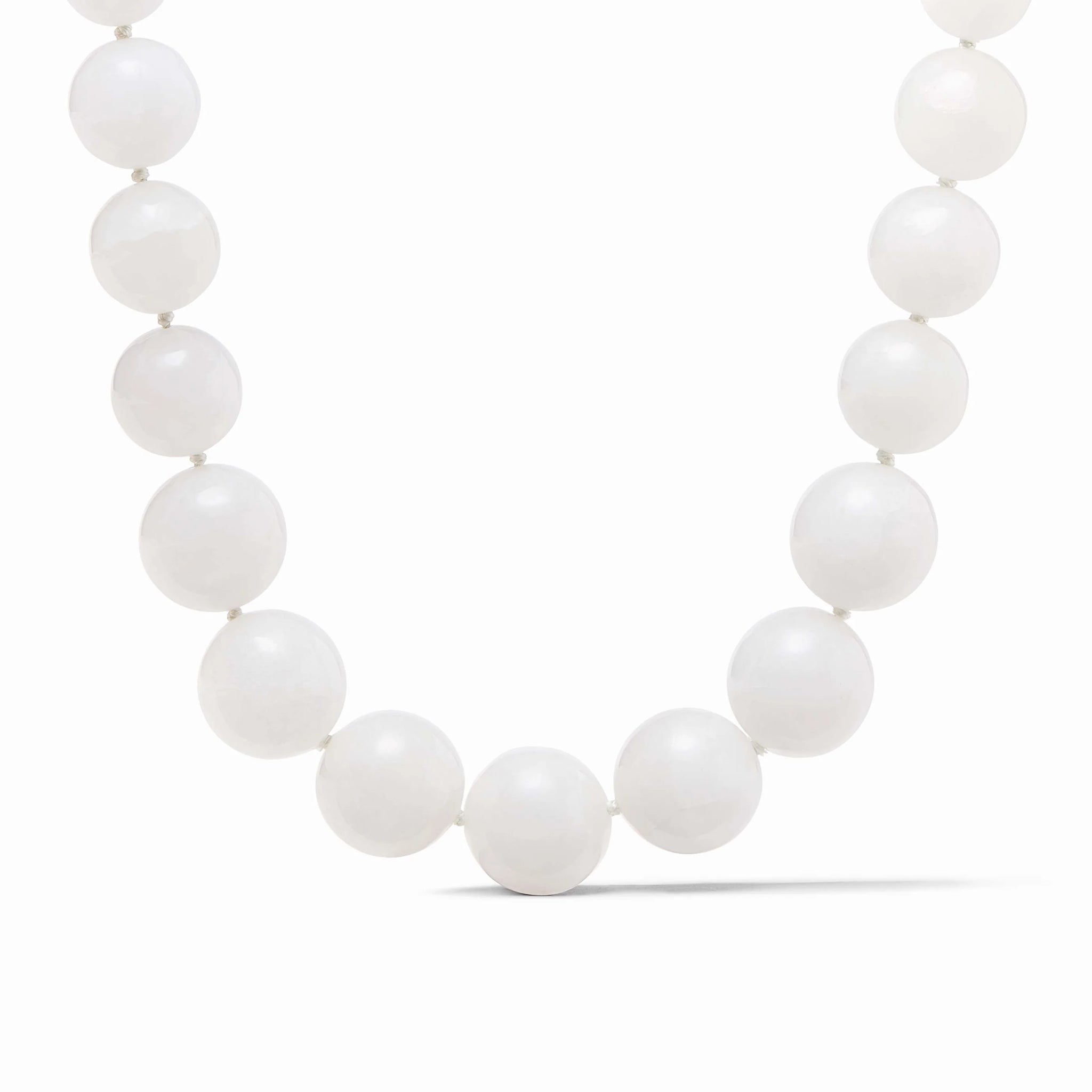 Bonbon Statement Necklace - Moonstone White - OS