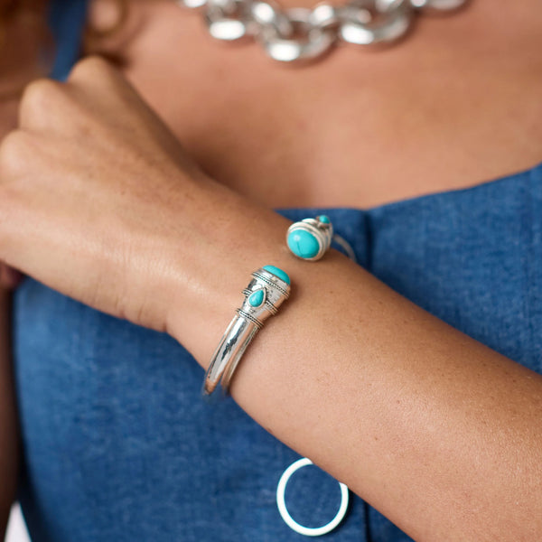 Cannes Demi Cuff, Silver