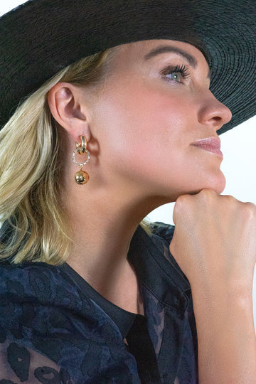 Lea Earrings - Gold Drop