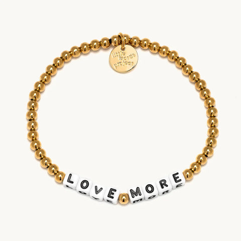 White-Love More - Gold Plated - S/M