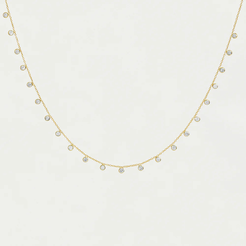 Orsay Charm Necklace - Clear CZ