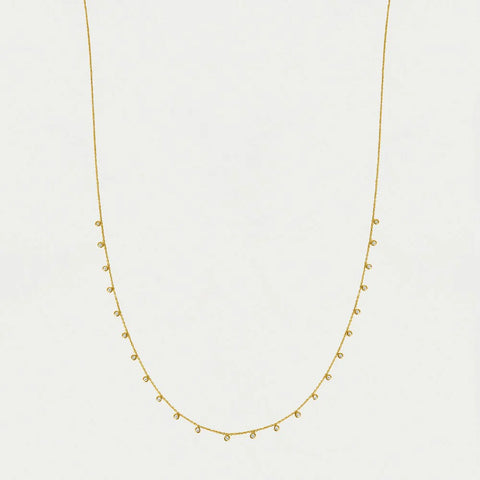 Orsay Charm Necklace - Clear CZ