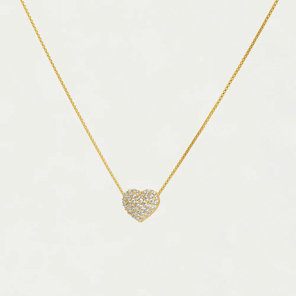 Petite Pave Heart Pendant