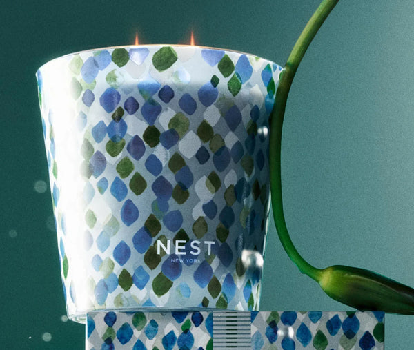 Forest Rain Decorative 3-Wick Candle