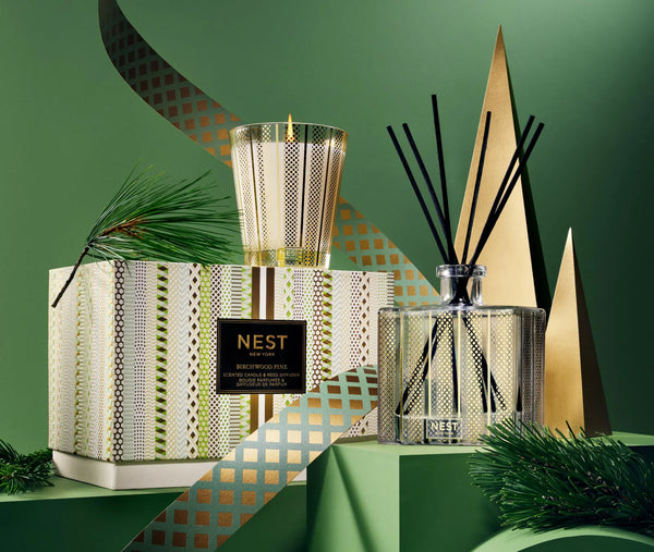 Birchwood Pine Candle & Reed Diffuser Set