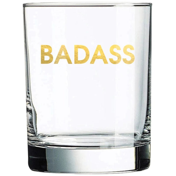 Gold Foil Rocks Glasses