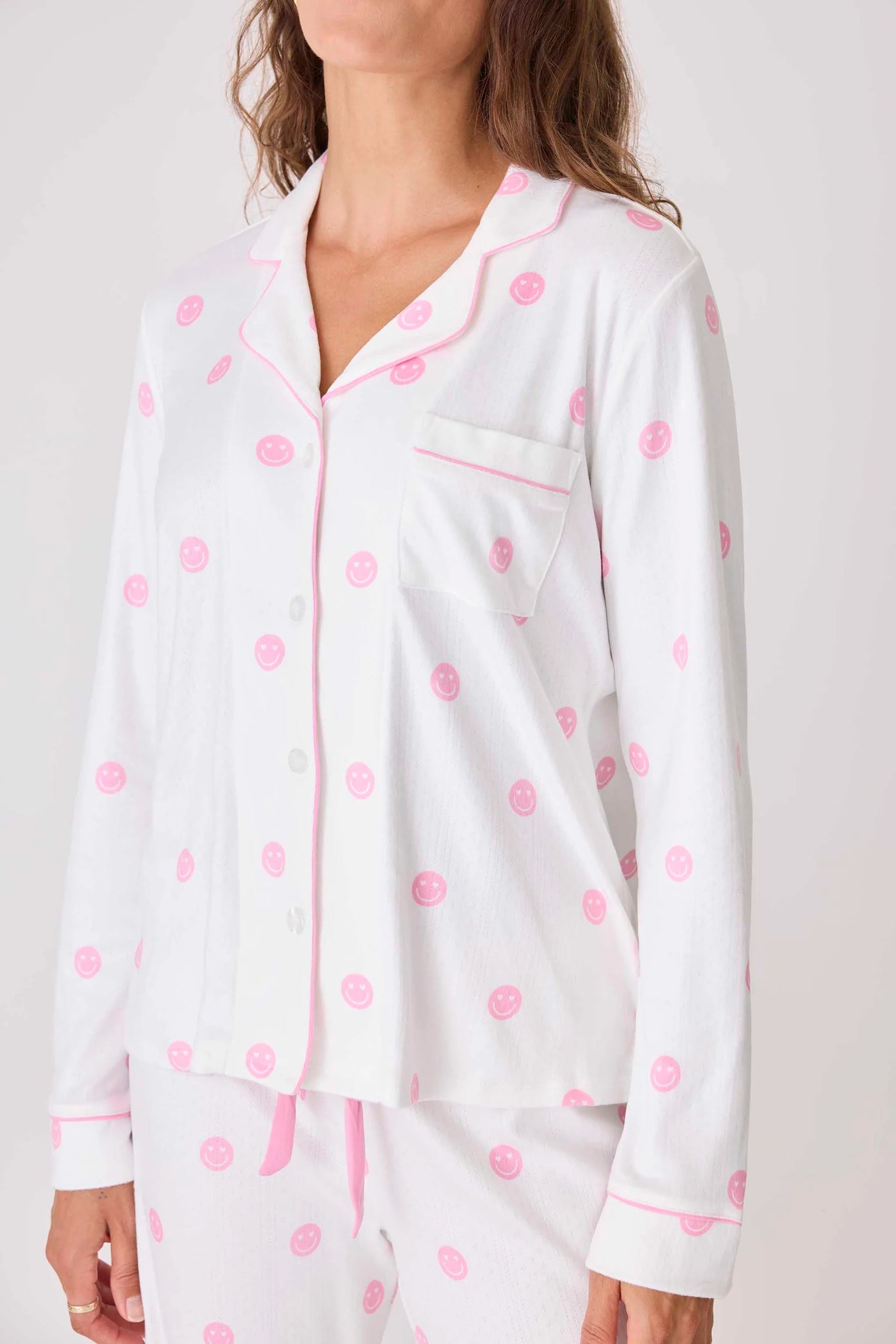 Susan G. Komen Choose Happy Long Sleeve PJ Top