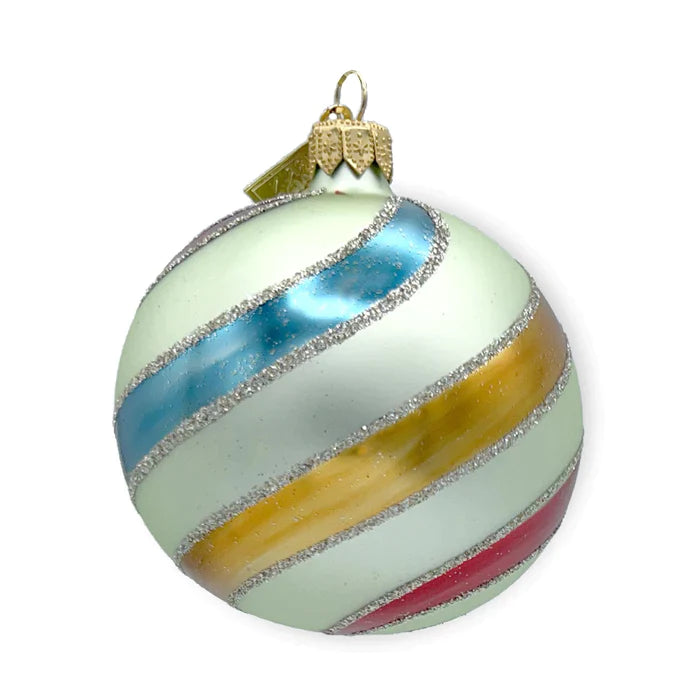 Ribbon & Stripes Ornament