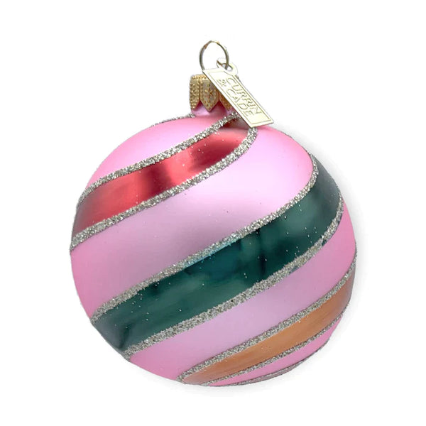 Ribbon & Stripes Ornament