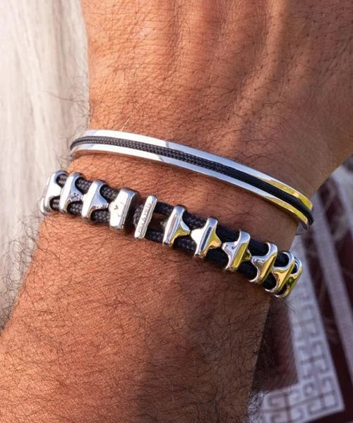 Bold Bob - Navy/Silver - M/L