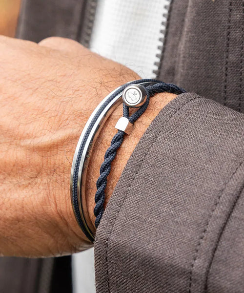 Easy Ed - Navy/Silver