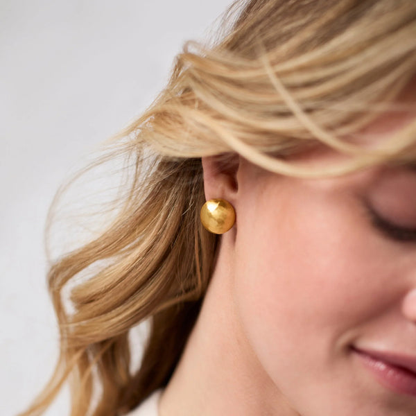 Solara Stud Earrings - Gold