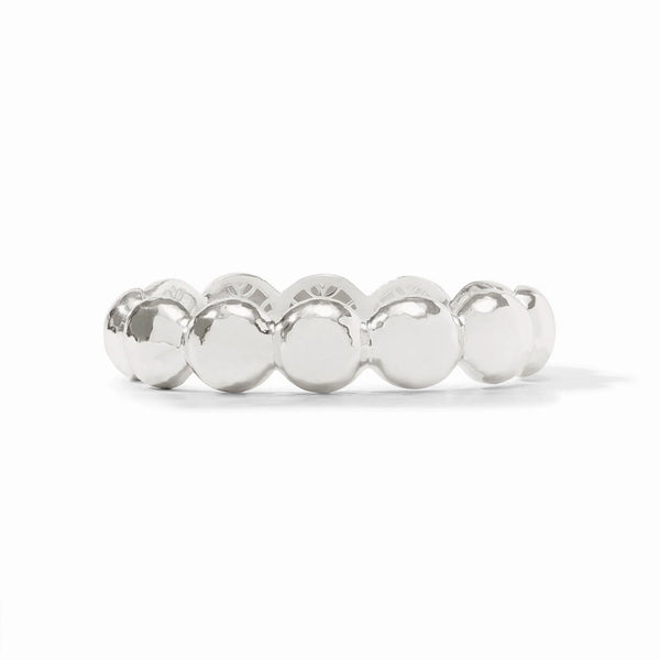 Solara Nova Hinge Bangle - Silver