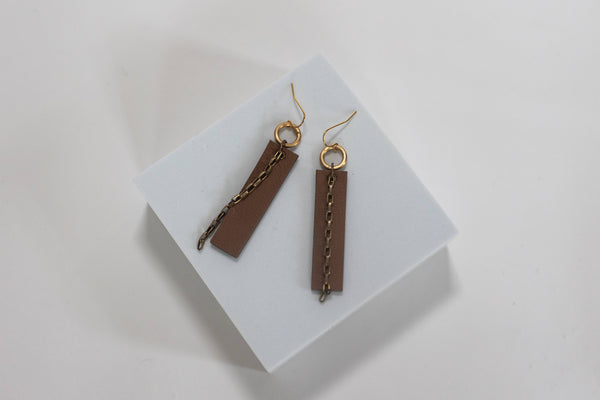 Fastened to Hope Earrings (Chain)