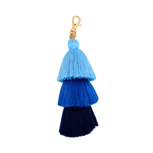 TASSEL | MANY COLORS & STYLES | Perfect Boho Accessory for Mahjong Tile Bags or Pouches: Purple- 3 Layer