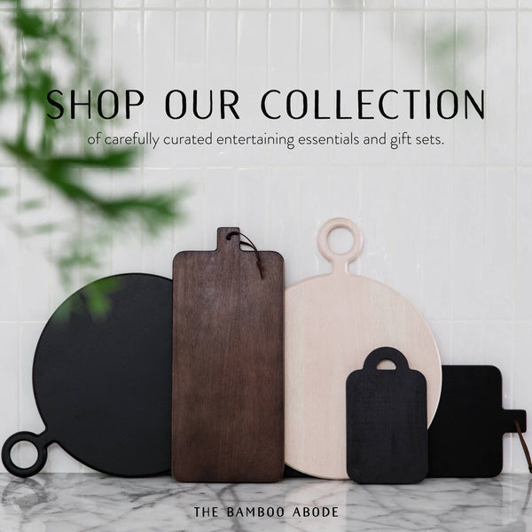 10 Piece Black Charcuterie Board Set