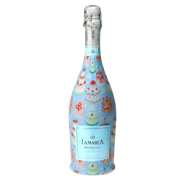 Birthday Patisserie Prosecco Bottle Wrap