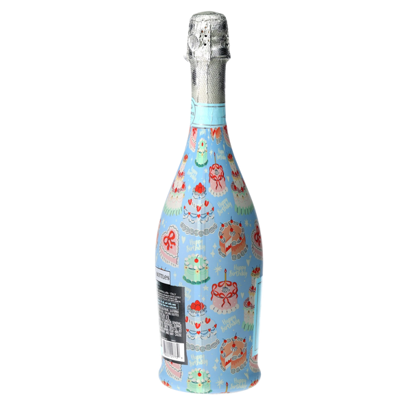 Birthday Patisserie Prosecco Bottle Wrap