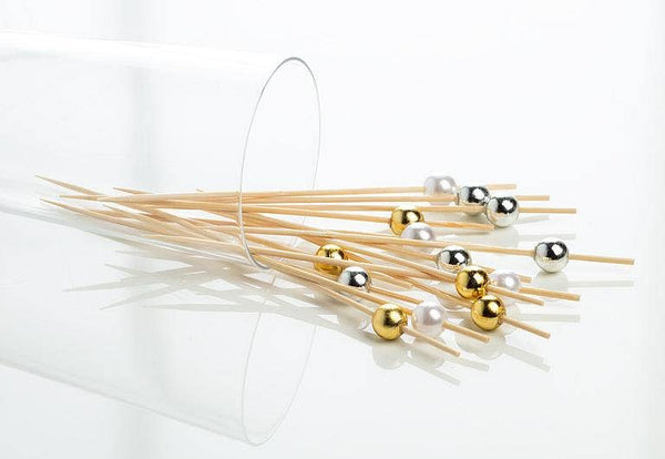 100 Piece Silver Ball Pick-4.5"L