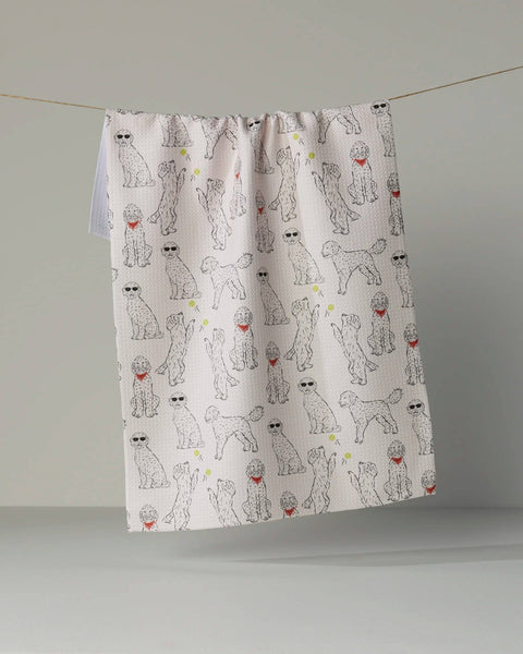 Doodle Daze Tea Towel: Storm