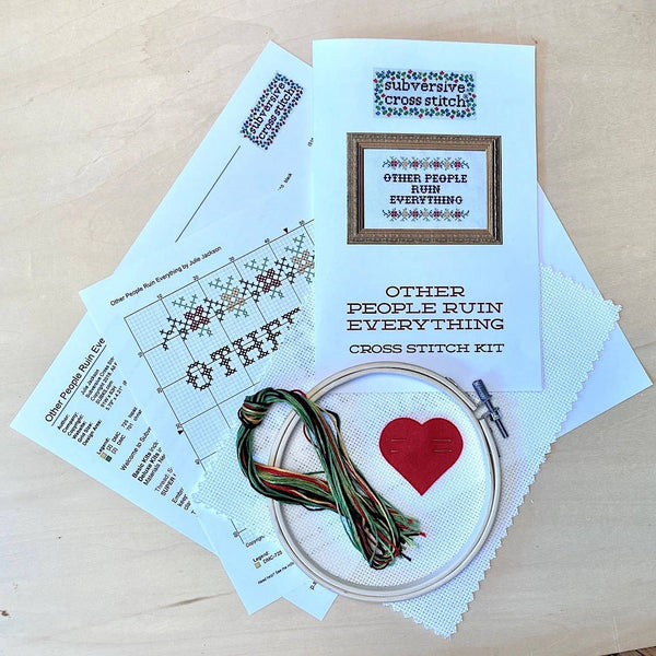 This Too Shall Pass Deluxe Cross Stitch Kit