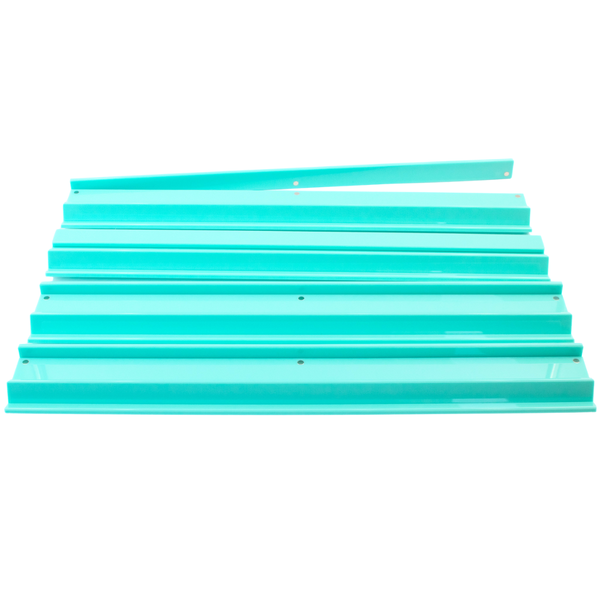 MAHJONG RACKS | Premium Acrylic | 4 Racks + 4 Pushers: Transparent Clear
