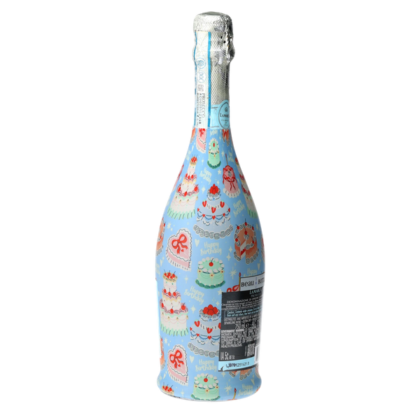 Birthday Patisserie Prosecco Bottle Wrap