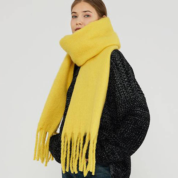 Soft Mohair Feel Scarf - Cozy Winter Wrap_CWASC0323: ROYAL / (OS) 1