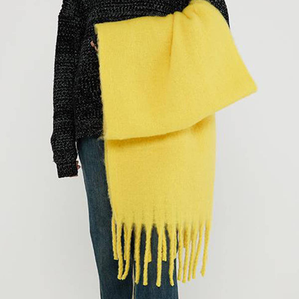 Soft Mohair Feel Scarf - Cozy Winter Wrap_CWASC0323: ROYAL / (OS) 1