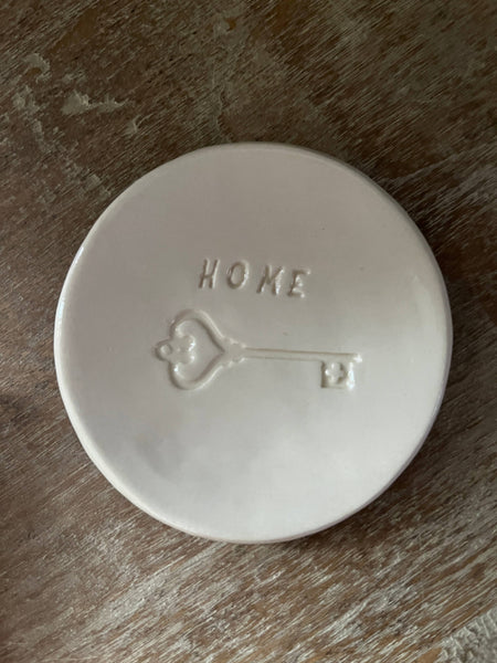 New Home Gift Ceramic Home With Key Dish | Handmade Pottery